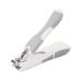 TRIM Simply Foot Toenail Clippers   Quality Steel Blades   Enlarged Opening   Nail Clippers for Thick Nails with Catcher Base   Easy to Use Foot Care Tool   Ideal for Men and Women   White