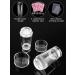 EBANKU 2PCS Clear Nail Stamper Set with Scrapers - Double Sided Silicone Jelly Stampers for Manicure - Buy Online on SooperMarket.com