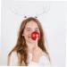 ABOOFAN 2 Pairs Christmas Flocked Antlers Hair Clips Headbands Handmade Diy Materials Headdress Diy Parts Diy Simulated Antlers Diy Deer Horn Hair Accessories White Artificial Flocking - Buy Online on SooperMarket.com