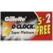 84 7 O'clock Super Platinum Double Edge Safety Razor Blades - AKA 7'Oclock Black