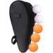 Yuecoofei Table Tennis Racket Case Cover with Ball Storage Pocket - Paddle Carry Bag for Ping Pong - Includes 5 Table Tennis Balls - Buy Online on SooperMarket.com