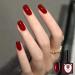 Red Gel Nail Polish Glitter Dark Red Burgundy Cherry Red Gel Polish Soak Off LED/UV Lamp Manicure Long Lasting Gel Nail Varnish for Christmas Women Nail Art Salon DIY Home - Buy Online on SooperMarket.com