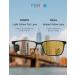 Shop Firmoo Blue Light Filter Glasses - Anti-UV Non-Prescription Stylish Full-Rimmed Design for Men & Women - Protect Your Eyes with Trendy Transparent Nerd Glasses - Buy Online on SooperMarket.com