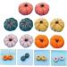 EXCEART 10pcs Felt Pumpkins Pompoms for Crafts Pumpkin Hairpin Clothes Sewing Materials Finished Product Random Color 10pcs 2X2CM - Buy Online on SooperMarket.com