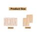 250 Wooden Wax Spatulas | Premium Hair Removal Applicators for Eyebrows & Body | Eco-Friendly Wooden Sticks for Smooth Skin - Buy Online on SooperMarket.com