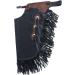 Tough-1 Leather Floral Tooled Cowboy Chinks Black XL - Buy Online on SooperMarket.com