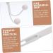 Hemoton 2pcs Double Hook Coat Hangers Towel Rack Clothes Hangers Hooks Door Hook Hanger Nail Hat Hook 14x9cm White - Buy Online on SooperMarket.com