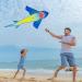 Nuoada Shark Kite for Kids and Adults - Easy-to-Fly Beginner Kite with Long Tail for Outdoor Beach Fun - Includes 270ft Kite Line and Bag - Buy Online on SooperMarket.com