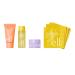 e.l.f. Skin Supers Mini Kit Skincare Kit With A Toner Cleanser Moisturizer & Exfoliating Peel Pads Brightens Smooths & Hydrates Skin