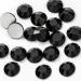 PuppyDoggy 1440 Pieces Nail Art Rhinestones Crystal Flatback Nail Gems Stones for Crafts Nails Art Clothes Shoes Bags DIY Decoration (SS20, Black) SS20 Black