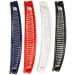 Mytoptrendz -Set Of 4 Banana Hair Clip Long Banana Ponytail Comb Clip Red Navy white Black - Buy Online on SooperMarket.com