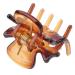Fityle 12-Piece Resin Mini Hair Clip Set - Trendy Hair Grippers & Claws | Stylish Hair Accessories in Coffee Color for All Hair Types - Buy Online on SooperMarket.com