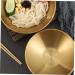 NAMOARLY 1pc Japanese Ramen Bowl Stainless Cereal Bowls for Kitchen Porridge Bowl Drop Resistant Cooking Bowl Noodle Serving Bowl Ramen Noodle Bowl Large Ramen Bowls Prep Bowl Fruit - Buy Online on SooperMarket.com