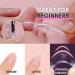 Makartt Poly Nail Gel Kit - Clear Pink Fall Color Nail Extension Gel Set - Buy Online on SooperMarket.com