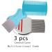Dandruff Comb Set: 3 Pcs Fine Tooth Combs for Effective Hair Care - Buy Online on SooperMarket.com