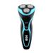 Electric Razor, MAX-T Corded and Cordless Rotary Shaver for Men with Pop Up Trimmer,IPX7 100% Waterproof Wet Dry with Wall Adapter, Blue