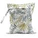 Wet Bag, Wet Dry Bag, Wet Bag for Swimsuit Travel Beach Pool Stroller Diapers Dirty Yoga Gym Clothes Toiletries Makeup Bag Waterproof Reusable Spring Leaves Flower Butterfly long leaves