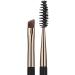 TB Tools for Beauty T4B Kashoki 412 Double-Sided Lash & Brow Brush | Durable Taklon Makeup Tool in Black & Gold - Buy Online on SooperMarket.com