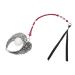 Anneome Crystal Pendant Vintage Home Decor Exquisite Tree Pendants Christmas Hanging Items Crystal Stone Car 39x6.5cm Dark Red