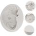 Tofficu 2pcs Silicone Soap Mold Easter Egg Mould Easter Soap Mold Easter Mousse Dragon Candy Mold Easter Fondant Dragon Egg Candy Clay Mold Silicone Molds Chocolate Mould White Cake Crayon - Buy Online on SooperMarket.com