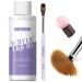 Saviland Monomer Acrylic Nail Liquid: 4.06 oz EMA Acrylic Liquid Monomer with #12 Acrylic Nail Brush for Acrylic Powder Acrylic Nail Extension Non-Yellowing Monomer for Beginners Home & Salon DIY 2-Acrylic Liquid with Brush