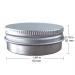 24 Pack 1 Oz Screw Top Aluminum Tin Cans - Storage Jars for Lip Balm, Cosmetic, Candles - Metal Containers with Screw Cap for Salve, Makeup, Tea - Buy Online on SooperMarket.com