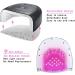Rechargeable 60W Cordless UV Nail Lamp with 42 Red-Light Beads - Professional Gel Nail Light for Gel Polish | Automatic Sensor & Portable Nail Dryer | S20-Black - Buy Online on SooperMarket.com