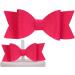 Straw Bow - Bow Cupcake Portable Straw Caps Decoration Cute Big Straw Decorations Bow s for Shakven Hot Pink - Buy Online on SooperMarket.com