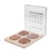 WOONEKY Highlight Eye Shadow Powder Light Blue Eyeshadow Korean Eyeshadow Rose Gold Eyeshadow Blouses