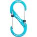 NITE IZE LSBA4-03-R6 S-Biner SlideLock Dual Locking Carabiner, Size #4, Blue Size #4 Blue