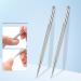 Stainless Steel Cuticle Pusher Ended Manicure Nail Art Dotting Pen Manicure Tools Cuticle Remover Cleaner Cuticle Pusher Wooden Cuticle Pusher Sticks Glass Cuticle Pusher And File Kit - Buy Online on SooperMarket.com