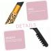 MUSISALY 2pcs Double Head Eyebrow Pencil Brow Gel Brow Brush Pencil for Eye Brown Teezers Puff) Uk Wooden 1 count (Pack of 1) Black - Buy Online on SooperMarket.com