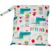 Egurs Wetbag Waterproof Reusable Diaper Bag | Crocodile Print Nappy Bag (30x36cm) - International Shipping Available - Buy Online on SooperMarket.com