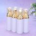 Plastic Airless Pump Bottles Refillable Lottion Bottle Soap Dispenser for Travel 6PCS(Gold) - Buy Online on SooperMarket.com