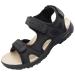 Outpro hiking sandals for women comfortable sports sandals waterproof for walks on the beach water with foot vault support 38 EU pure black
