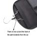 2PCS Portable Hair Extension Holder with Wooden Hanger - Dust-proof Storage Bags for Human Hair and Wigs (Black) - Buy Online on SooperMarket.com
