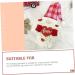 Cabilock 4pcs Faceless Old Man Pendant Ornament Desk Gnome Doll Valentines Day Gnome Household Wreath Elder - Buy Online on SooperMarket.com