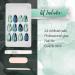 NAIL ADDICT green glitter chrome 1 u - Buy Online on SooperMarket.com