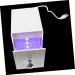 ABOOFAN Nail Polish Storage Para U as Nail Art Tool Nail Tools for Nail Art Nail Nail Organizer Manicure Tools Female White Electric Nail Dust-proof Acrylic 12x8.5cm White