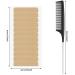 120 Double Sided Hair Extension Tape Tabs + Rat Tail Comb - Strong Adhesive Replacement Tapes - Stainless Steel Pintail Comb Included - Buy Online on SooperMarket.com