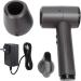 Cordless Hair Dryer Portable Lightweight Fast Drying Hairdryer Blowdryer Constant Temperature 5000mAh Batterry 6 Speed Adjustment Hairdryer for Home Camping (US Plug) US Plug Coffee - Buy Online on SooperMarket.com
