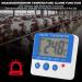 GOTOTOP Mini Alarm Thermometer Electronic Thermometer Instant Reading Large LCD Display Screen ABS Livestock Farm Indoor Outdoor (-50 + 70 ) - Buy Online on SooperMarket.com