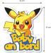 Baby On Board Sticker - Pika 13x18cm Easy Stick Vinyl Car Decal | Colorful Baby Safety Sign for Cars - Buy Online on SooperMarket.com