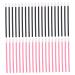 NOLITOY 300 Pcs Cotton Swab Eyebrow Brush Applicator Lip Wands Lip Makeup Wand Lipstick Applicators with Wooden Handle Disposable Lipstick Applicator Lash Mascara Mousse Plastic