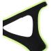 Adjustable Anti-Snore Chin Strap - Breathable Sleep Aid in Black with Fluorescent Green Edge - Buy Online on SooperMarket.com