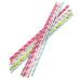 Mikinona 50pcs Marshmallow Stick Chocolate Candy Lollipops Candy Bars Lollipop Sticks Lollipop Packing Sticks Marshmallow Holder Sticks Manual Stirring Rod Chocolate Stick Dedicated Paper