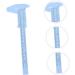 Angoily 2pcs Eyebrow Ruler Guitar Kits Leather Hair Tie Mini Makeup Tool Miss Multifunction Accessories - Buy Online on SooperMarket.com