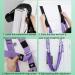 Yogagurt Stretch Band Premium Polyester Cotton Yoga Belt for Inversion Stretching Flexibility Training & Pilates Purple 1 Piece - Buy Online on SooperMarket.com
