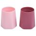 Tiny Twinkle Training Cup 2 Pack - Silicone Cups for Independent Drinking for Baby and Toddler Baby Led Weaning Supplies Soft Open Cup For Baby (Pink Burgundy)