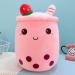 SPIRITUDE 2Pcs Boba Plush Strawberry & Pineapple Stuffed Bubble Tea Plushies - 9.4 Inch Huggable Cushion Gift for Girlfriend - Adult Milk Tea Cup Shaped Plush - Buy Online on SooperMarket.com